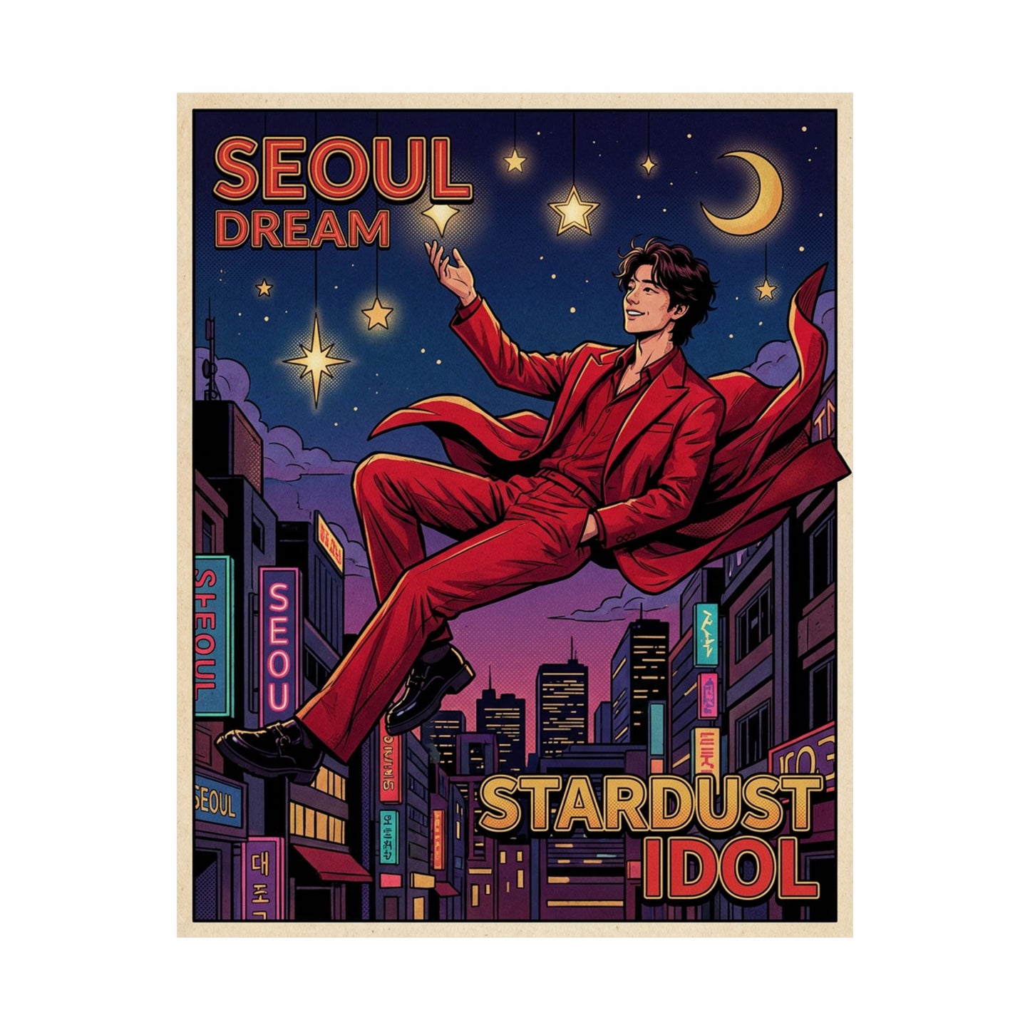 Lee Jae-Min “Stardust Idol – Seoul Dream” Matte Art Poster