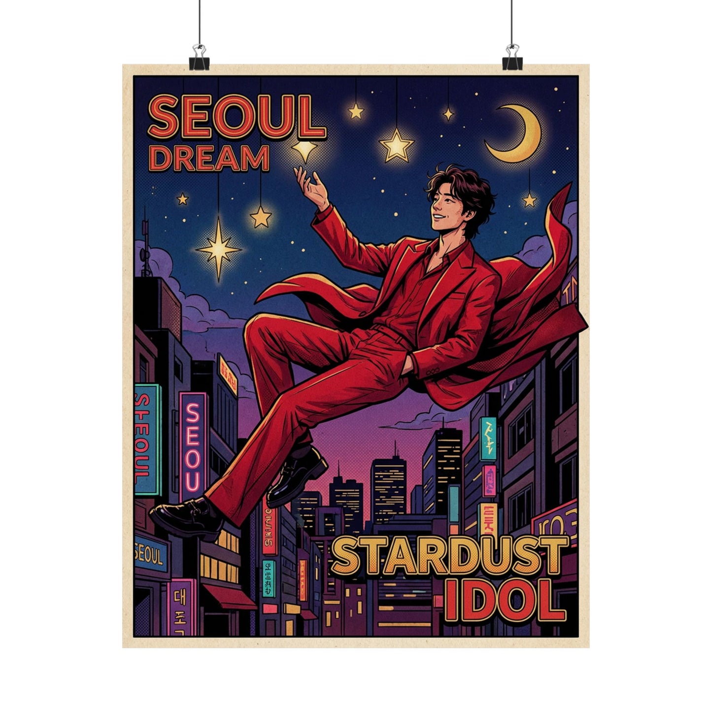 Lee Jae-Min “Stardust Idol – Seoul Dream” Matte Art Poster