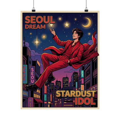 Lee Jae-Min “Stardust Idol – Seoul Dream” Matte Art Poster